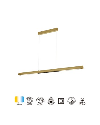 LINEAL * LÁMPARA LED 24W ORO